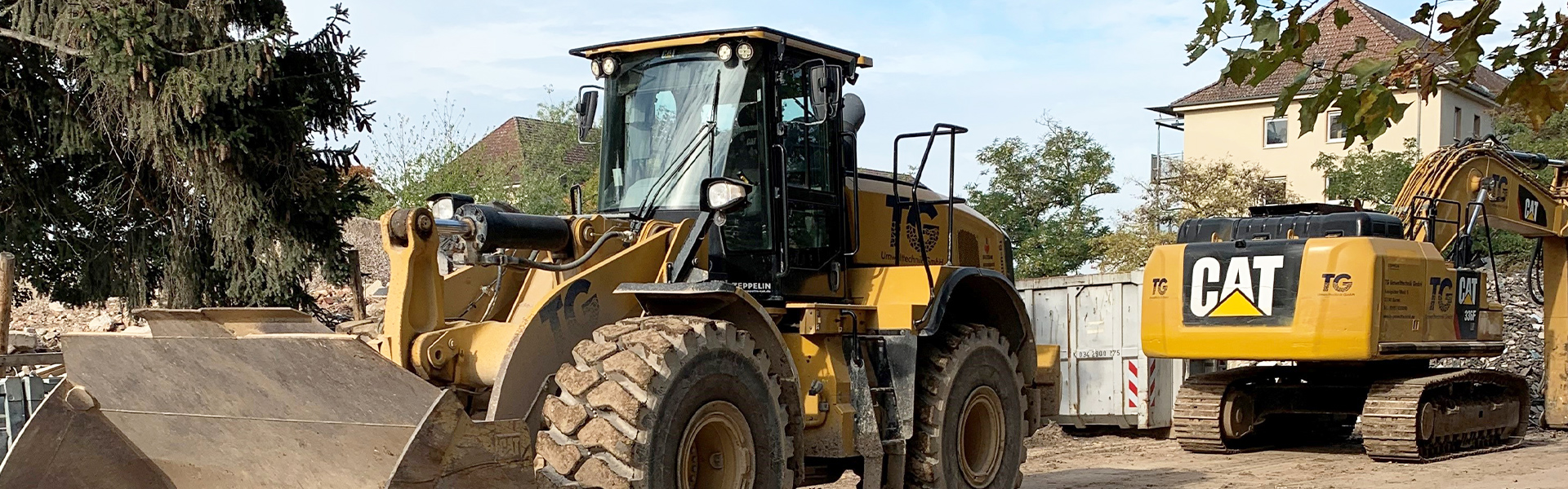 cat radlader von tg-umwelttechnik